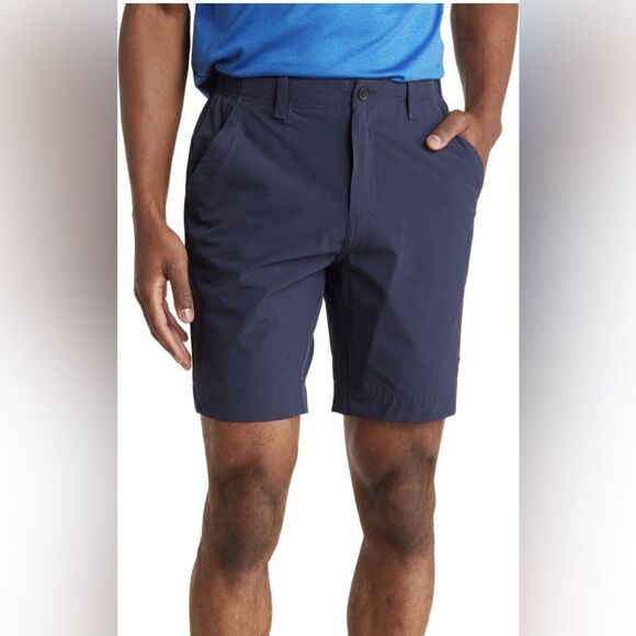 Brooks Brothers Golf  9” Inseam Shorts - Navy - 33W NWT - Picture 1 of 12